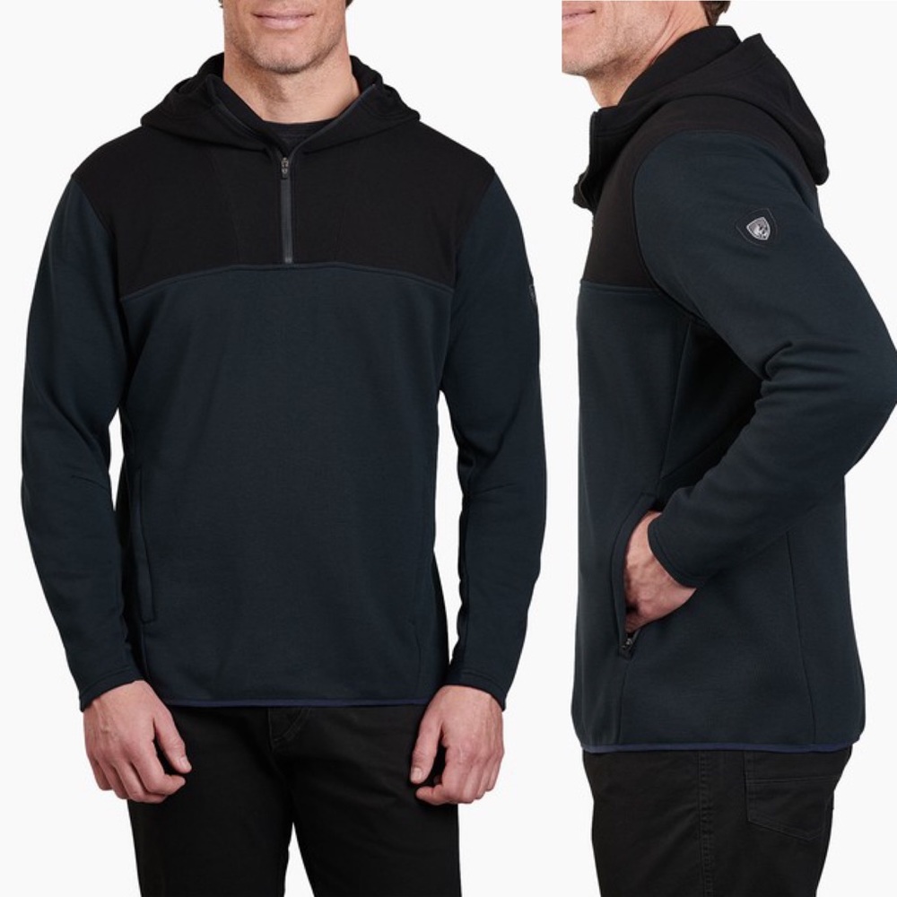 Kuhl men’s freethinkr anorak in night blue NWT